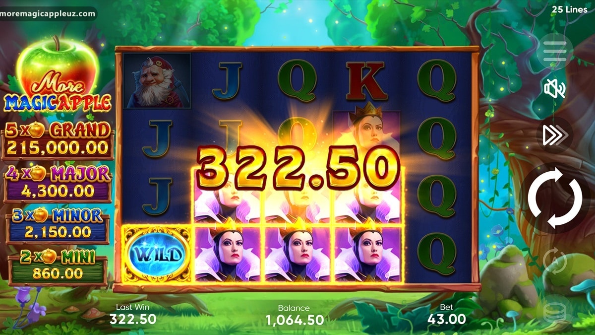 More Magic Apple jackpot narvoni: Mini Minor Major Grand va Oltin olma sanoqlari