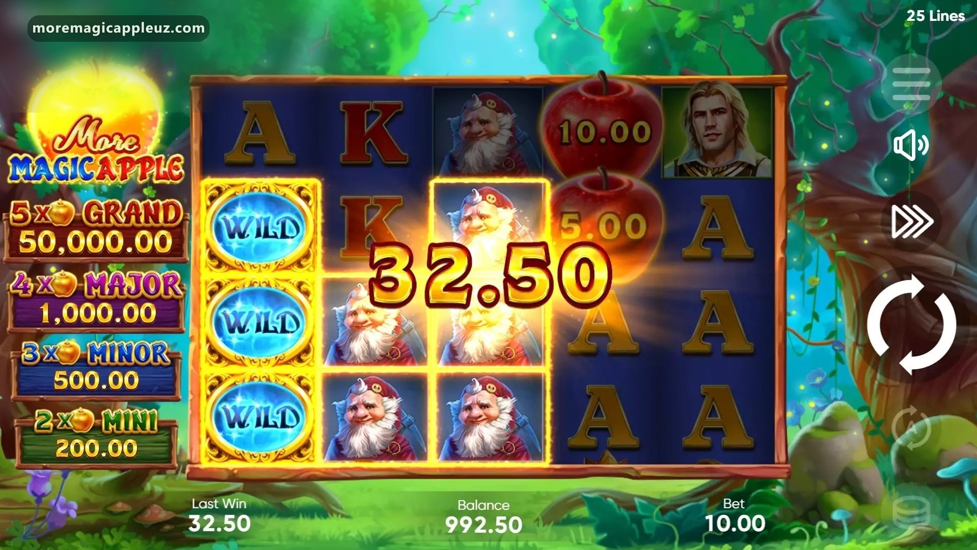 More Magic Apple bonus yutug‘i: Hold and Win yoki Free Spins yakunidagi yirik to‘lov
